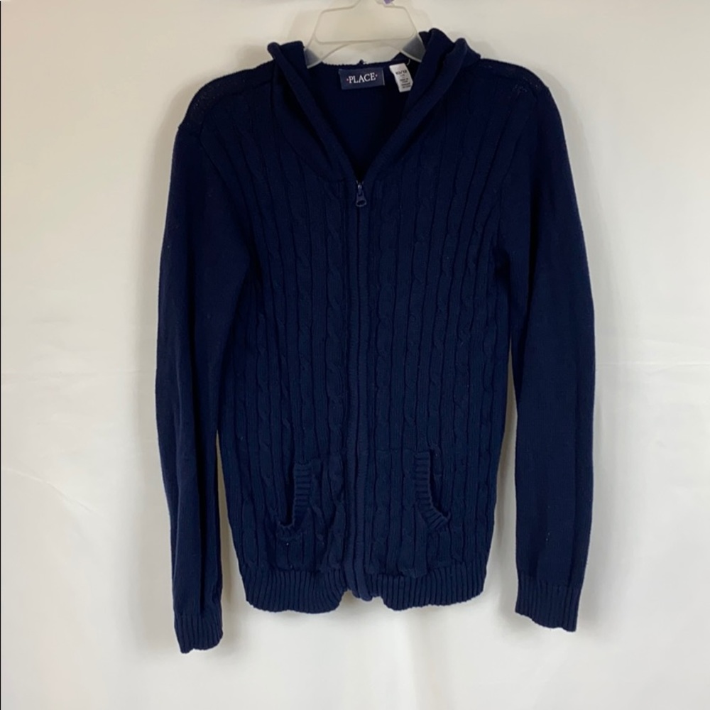 Size 10/12 large place hooded sweater